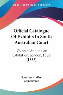 Official Catalogue Of Exhibits In South Australian Court