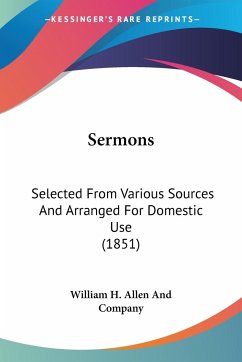 Sermons - William H. Allen And Company