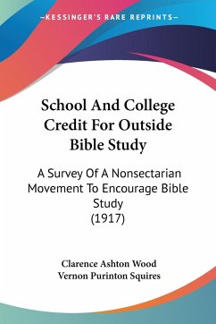 School And College Credit For Outside Bible Study