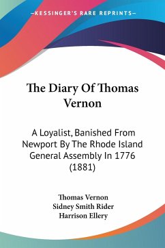 The Diary Of Thomas Vernon