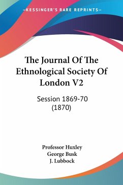 The Journal Of The Ethnological Society Of London V2