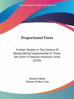 Proportional Form - Colman, Samuel; Coan, Clarence Arthur