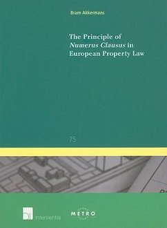 The Principle of Numerus Clausus in European Property Law - Akkermans, Bram