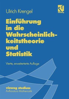 Vieweg Studium, Nr.59, Einführung in die Wahrscheinlichkeitstheorie und Statistik (vieweg studium; Aufbaukurs Mathematik)