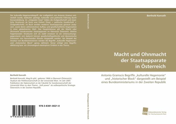 Macht und Ohnmacht der Staatsapparate in Österreich Macht und Ohnmacht der Staatsapparate in Österreich