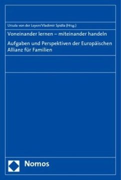 Voneinander lernen - miteinander handeln - Leyen, Ursula von der / Spidla, Vladimir (Hrsg.)