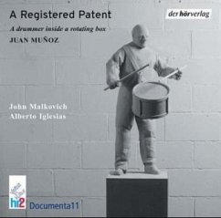 A Registered Patent, A drummer inside a roating box