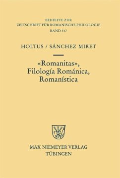 Romanitas - Filología Románica - Romanística - Holtus, Günter;Sánchez-Miret, Fernando