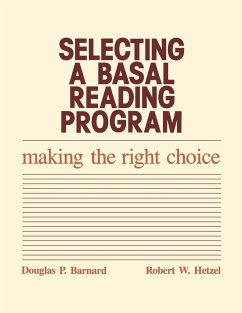 Cover Selecting a Basal Reading Program