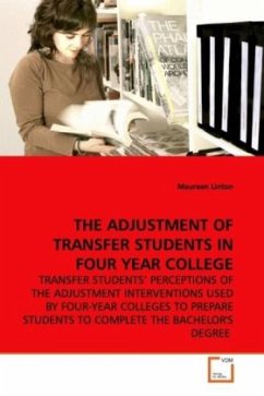 THE ADJUSTMENT OF TRANSFER STUDENTS IN FOUR YEAR COLLEGE - Linton, Maureen