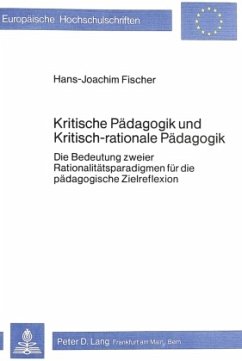 Cover Kritische Pädagogik und kritisch-rationale Pädadgogik