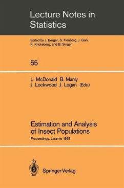 Estimation and Analysis of Insect Populations