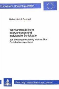 Wohlfahrtsstaatliche Interventionen und individuelle Schicksale - Heinz Hinrich Schmidt