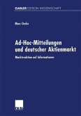 Ad-Hoc-Mitteilungen und deutscher Aktienmarkt