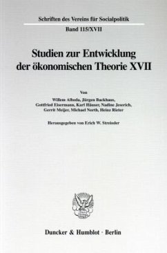 Studien zur Entwicklung der ökonomischen Theorie XVII.