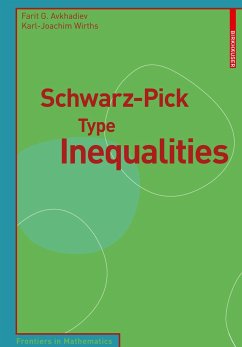 Schwarz-Pick Type Inequalities - Avkhadiev, Farit G.;Wirths, Karl-Joachim