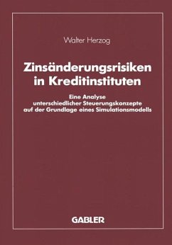 Zinsänderungsrisiken in Kreditinstituten - Herzog, Walter