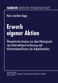 Erwerb eigener Aktien