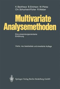 Multivariate Analysemethoden: Eine anwendungsorientierte Einführung - BUCH - Backhaus, Klaus, Bernd Erichson und Wulff Plinke