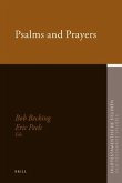 Psalms and Prayers: Papers Read at the Joint Meeting of the Society for Old Testament Study and Het Oud Testamentisch Werkgezelschap in Ne
