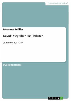 Davids Sieg über die Philister - Müller, Johannes