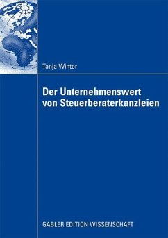 Der Unternehmenswert von Steuerberaterkanzleien - Winter, Tanja