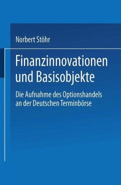 Finanzinnovationen und Basisobjekte - Stöhr, Norbert