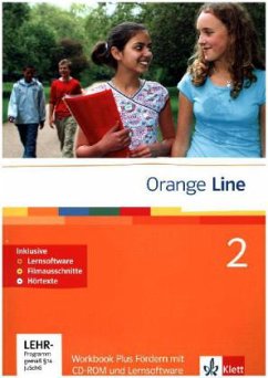 Orange Line. Workbook plus Fördern mit CD-ROM + Lernsoftware Teil 2 (2. Lehrjahr)