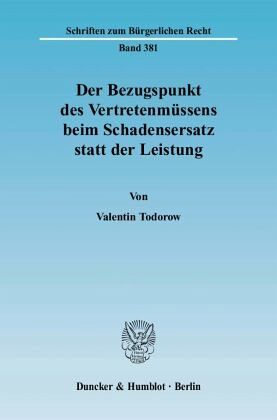 Der Bezugspunkt des Vertretenmüssens beim Schadensersatz statt der Leistung.