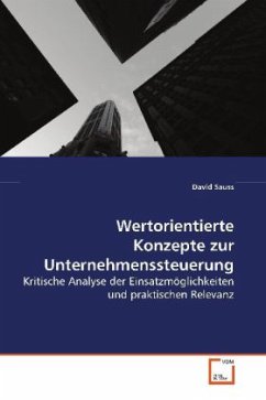 Wertorientierte Konzepte zur Unternehmenssteuerung - Sauss, David