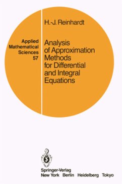 Analysis of Approximation Methods for Differential and Integral Equations - Reinhardt, Hans-Jürgen