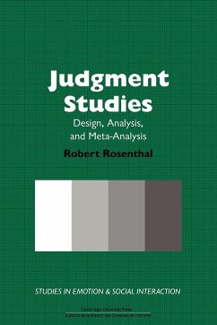 Judgment Studies - Ivlev, Iurii Vasil'evich; Rosenthal, Robert