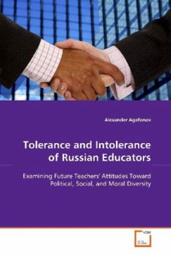 Tolerance and Intolerance of Russian Educators - Agafonov, Alexander