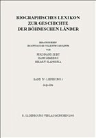 Biographisches Lexikon zur Geschichte der Böhmischen Länder. Band IV, Lieferung 1: