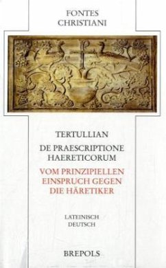 Cover Tertullian / Fontes Christiani (FC) Bd.42