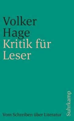 Kritik für Leser - Hage, Volker