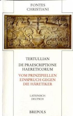 Cover Tertullian / Fontes Christiani (FC) Bd.42
