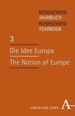 Cover Die Idee Europa /The Nation of Europe / Rosenzweig Jahrbuch 3