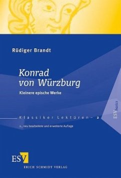 Konrad von Würzburg, Kleinere epische Werke - Brandt, Rüdiger