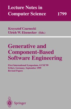Generative and Component-Based Software Engineering - Czarnecki, Krzysztof / Eisenecker, Ulrich W. (eds.)