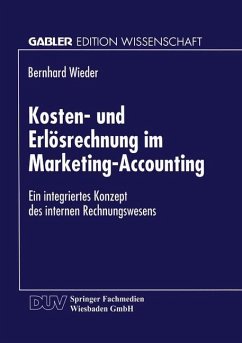 Kosten- und Erlösrechnung im Marketing-Accounting - Wieder, Bernhard