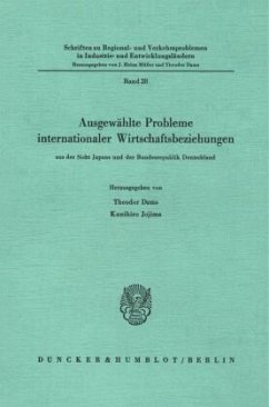 Cover Ausgewählte Probleme internationaler Wirtschaftsbeziehungen