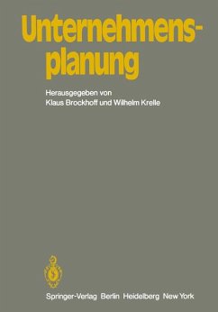 Unternehmensplanung. Referate eines Kolloquiums an der Fernuniversität Hagen, 11. und 12. Juli 1981. - Brockhoff, Klaus