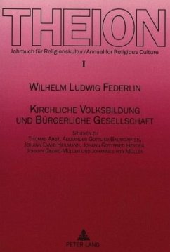 Kirchliche Volksbildung und Bürgerliche Gesellschaft - Federlin, Wilhelm-Ludwig