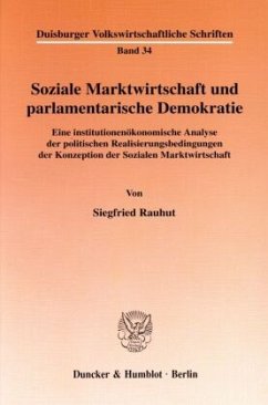 Cover Soziale Marktwirtschaft und parlamentarische Demokratie.