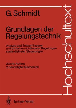 Grundlagen der Regelungstechnik - Schmidt, Günther