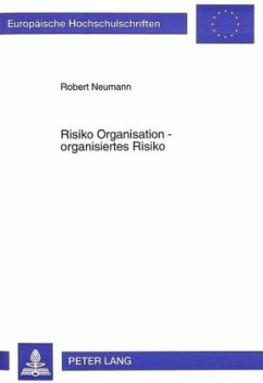 Cover Risiko Organisation - organisiertes Risiko