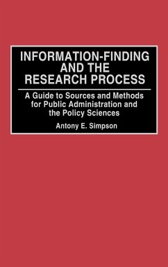 Information-Finding and the Research Process - Simpson, Antony E.; Simpson, Anthony