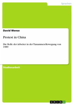 Protest in China - Wense, David