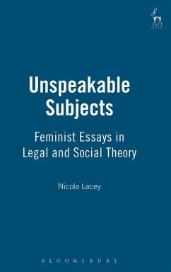 Unspeakable Subjects - Lacey, Nicola Unspeakable Subjects - Lacey, Nicola